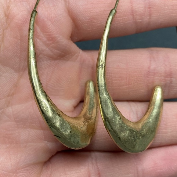 Dangle Crescent Earrings - Picture 4 of 6